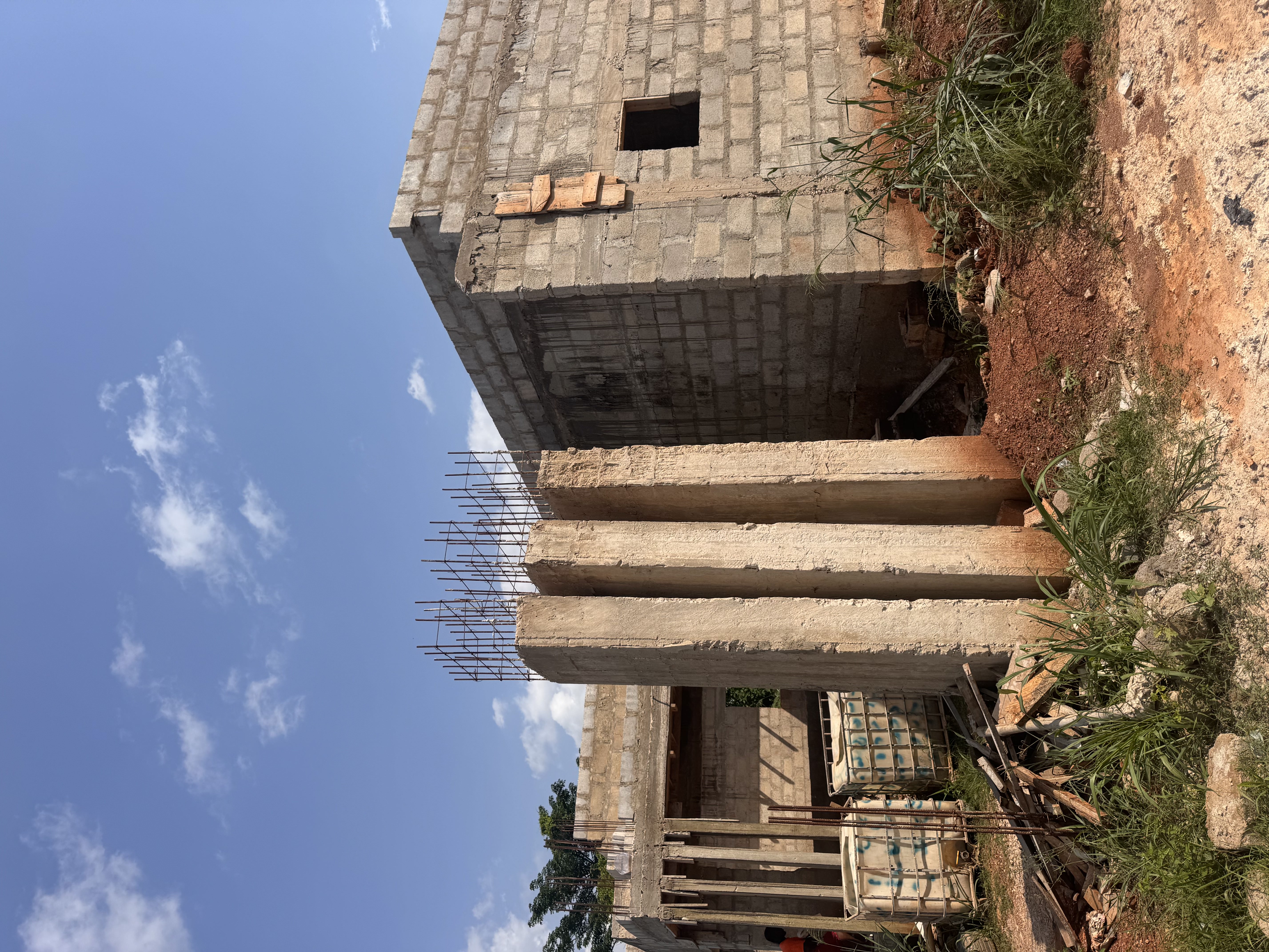 Perimeter fence installation with concrete upstands